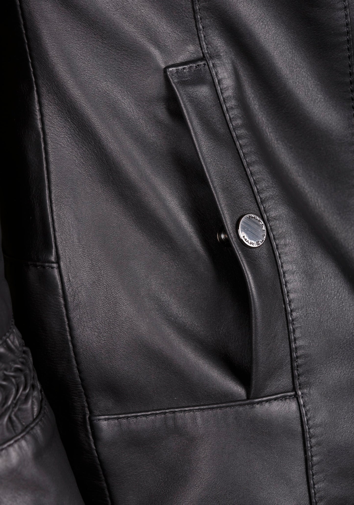 Embossed Snakeskin Reindeer Leather Long Jacket -  Limited Edition