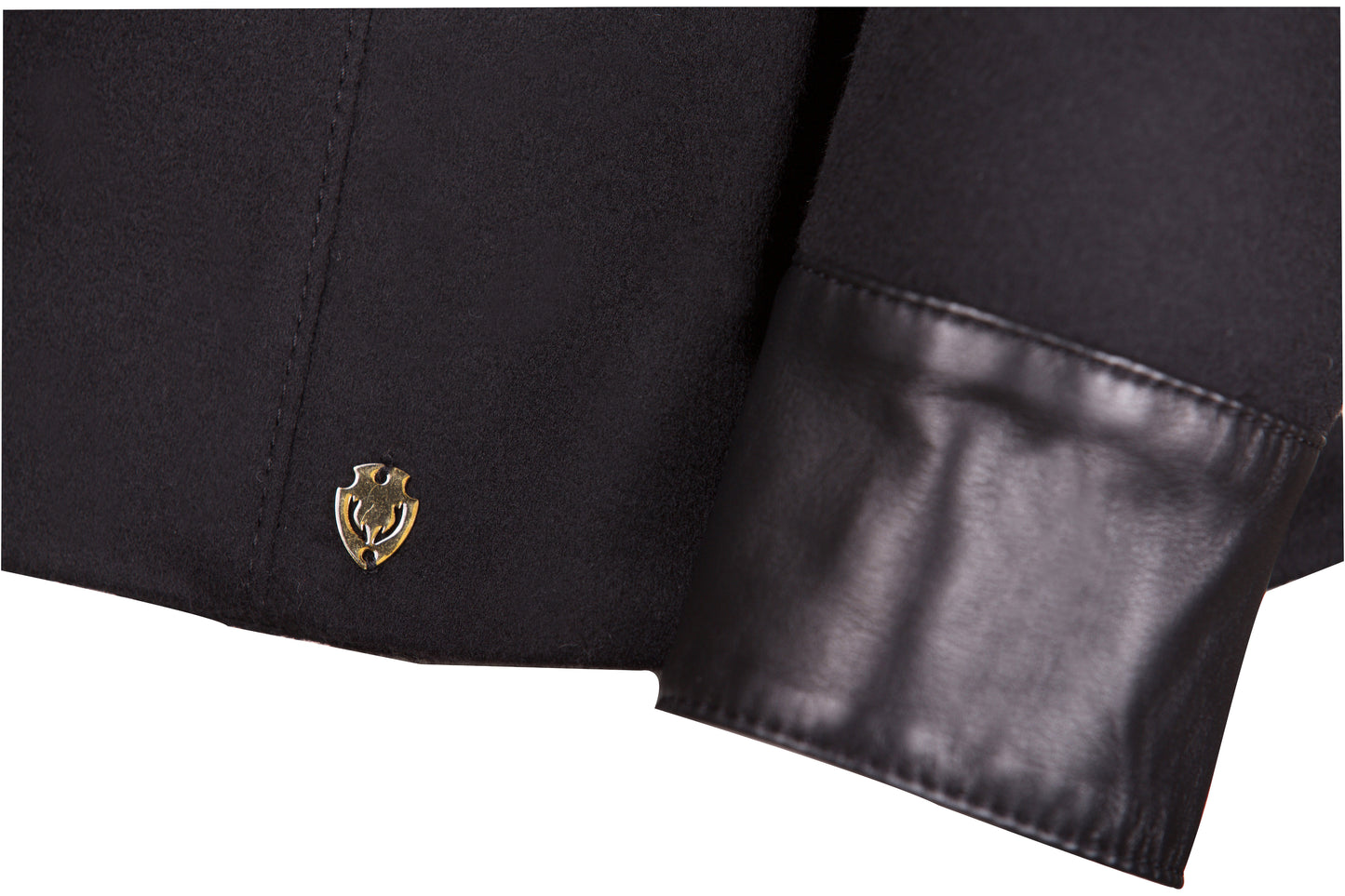 Winter Tailored Mink Merino Wool Reindeer Leather Jacket- Limited Edition