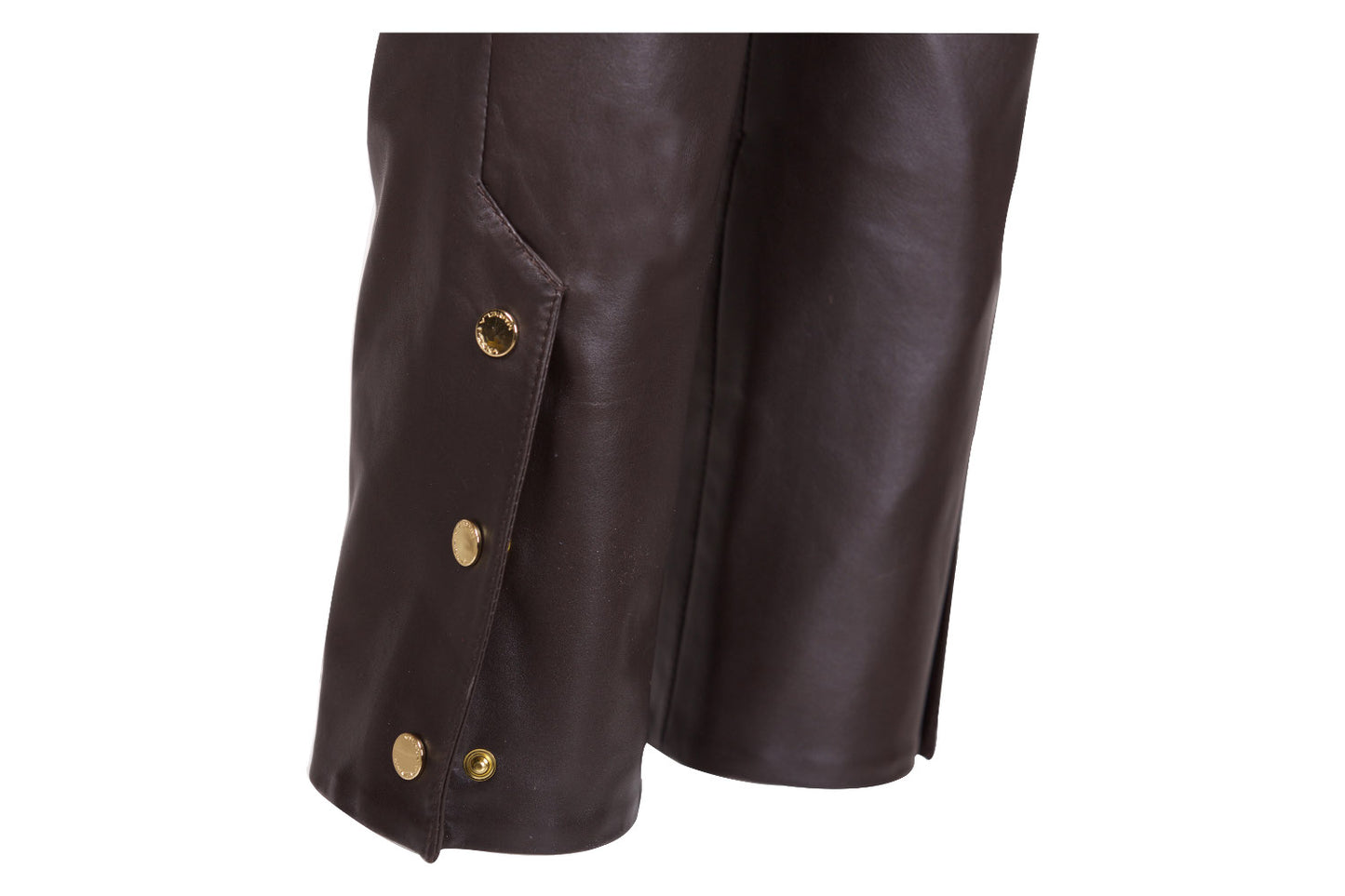 Tailored Black-Brown Suede Reindeer Leather Pants- Limited Edition