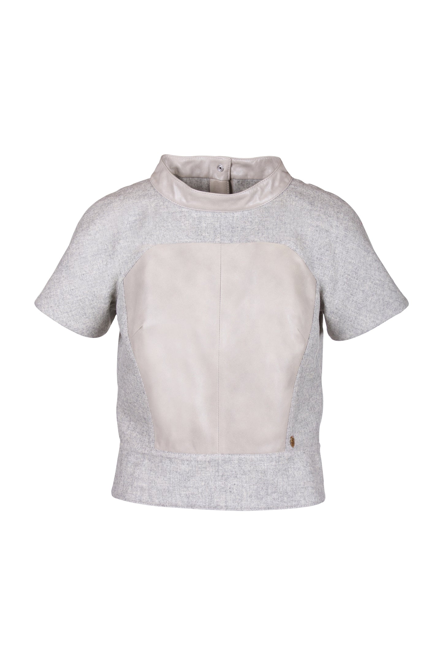 Merino Wool Reindeer Leather Blouse -  Limited Edition