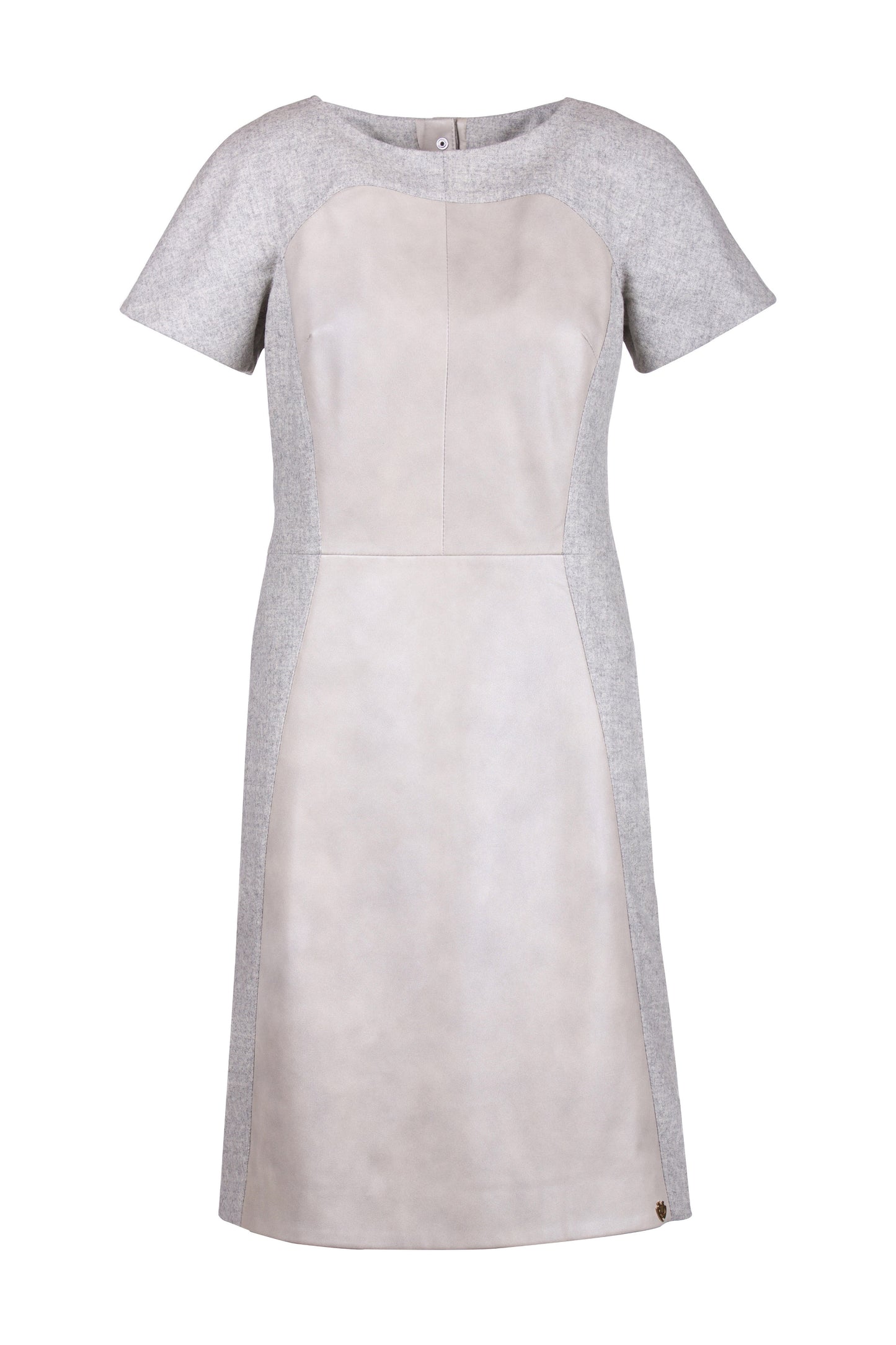 Merino Wool Reindeer Leather Dress- Limited Edition