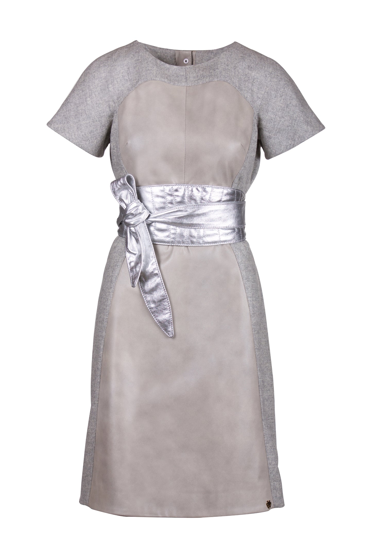 Merino Wool Reindeer Leather Dress- Limited Edition