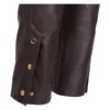 Tailored Black-Brown Suede Reindeer Leather Pants- Limited Edition