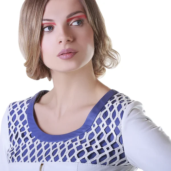 IMG_0865 Sequin Reindeer Leather Blouse- Limited Edition